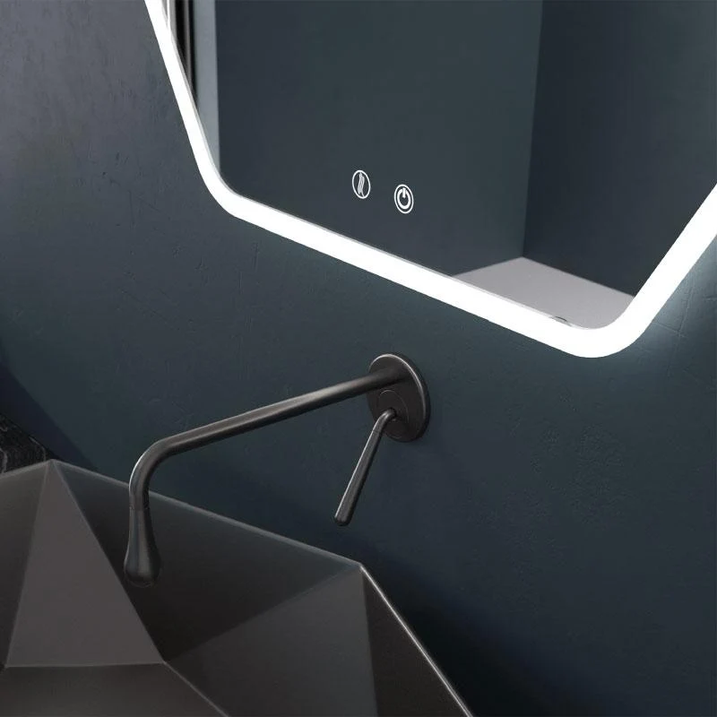 Espejo de baño MARE. Luz fría LED integrada en el espejo
