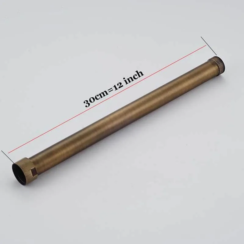 Tubo alargador para Columna de ducha retro dorado envejecido