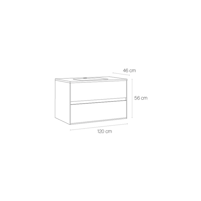 Mueble suspendido para baño Mydesign