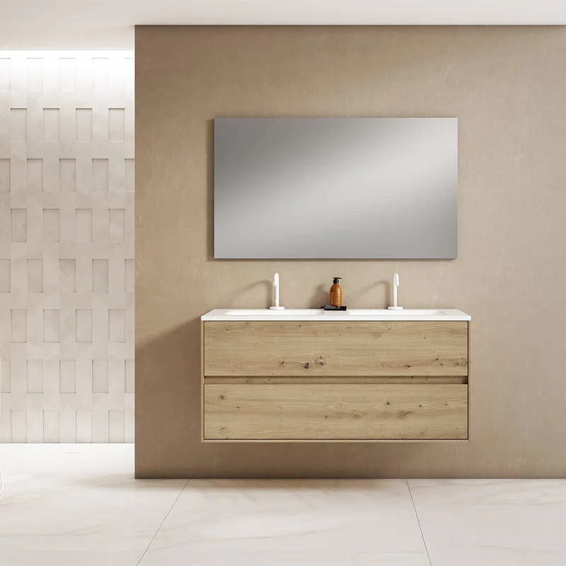 Mueble baño de diseño 2 senos Mydesign