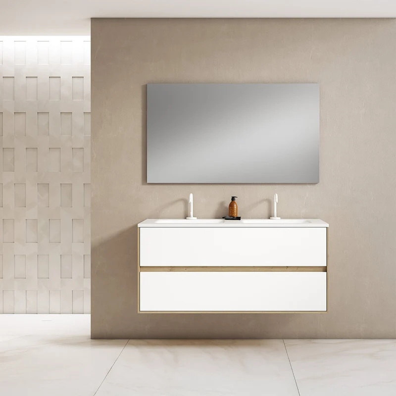 Mueble baño de diseño 2 senos Mydesign