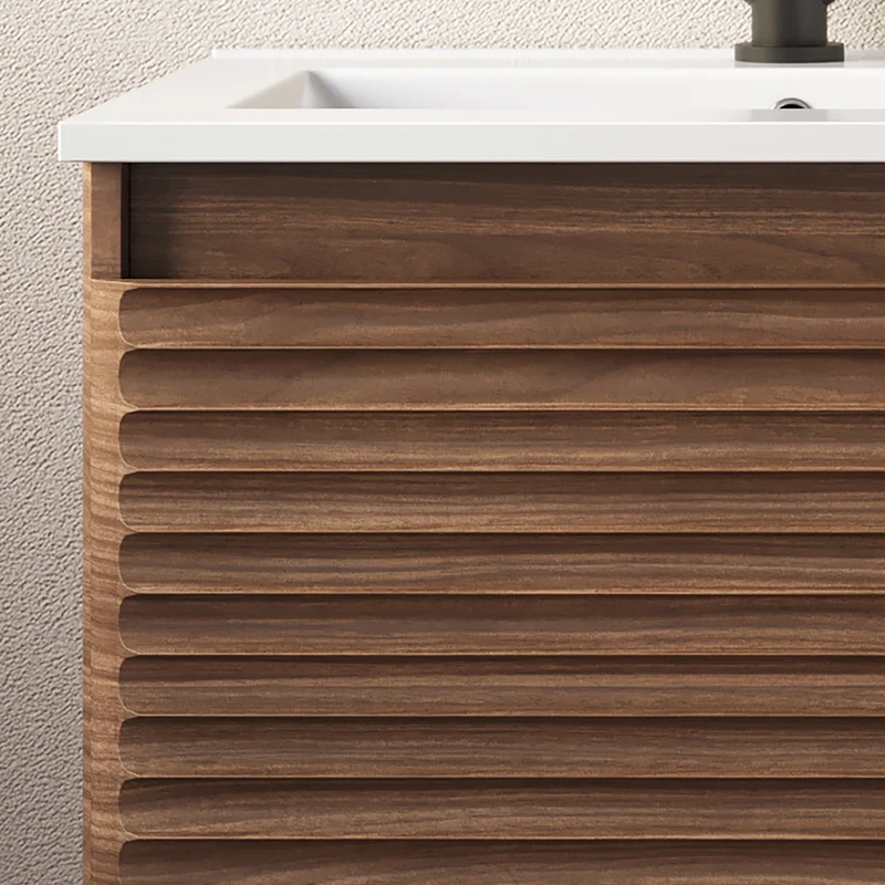 Meuble de salle de bain 120cm double vasque - 2 tiroirs - SUZA