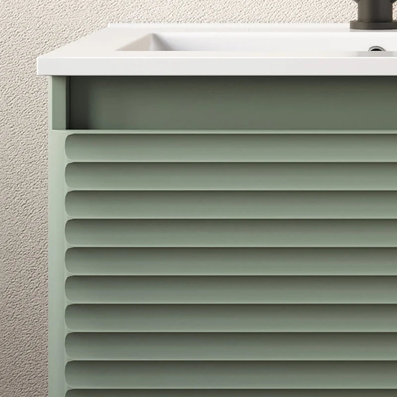 Meuble de salle de bain 120cm double vasque - 2 tiroirs - SUZA