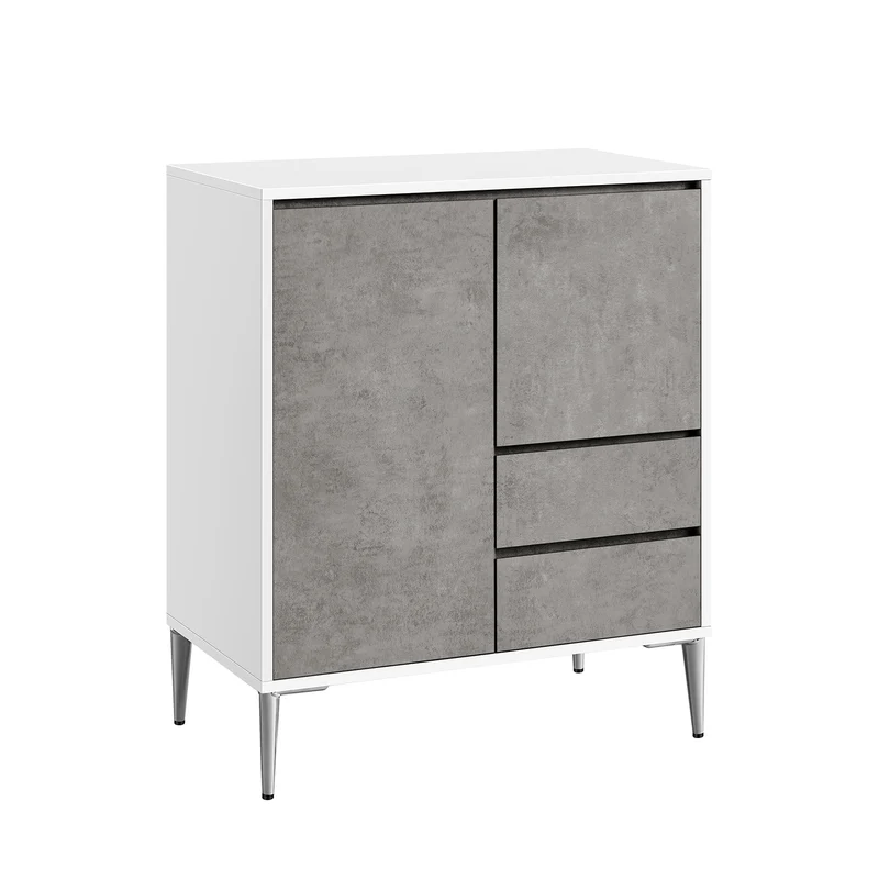 Armario de Almacenaje 40 x 70 x 85 cm Blanco Nube