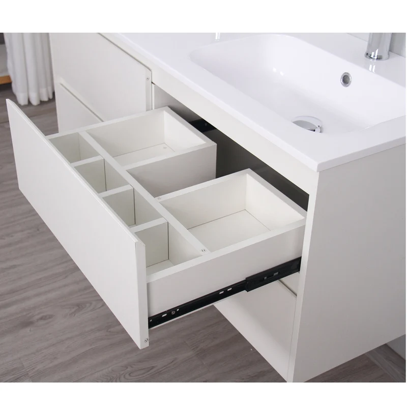 Mueble lavabo + lavabo doble 120 cm FORTINA blanco
