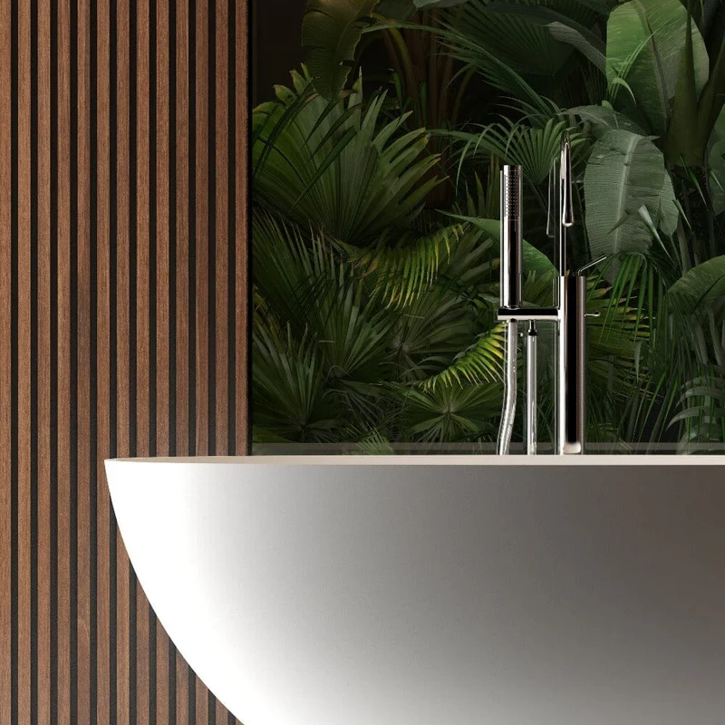 Bañera moderna Solid Surface MALMO exenta