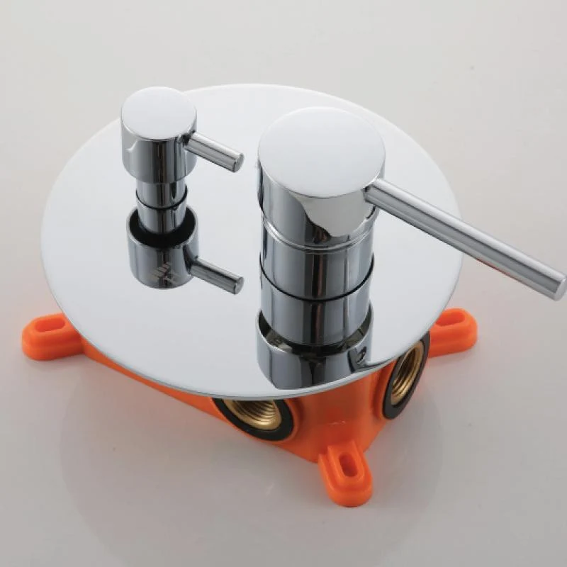 Conjunto de ducha empotrada monomando SLIGO cromado