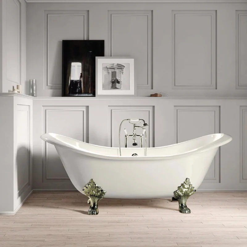 Bañera de Hierro KINGSTON blanca