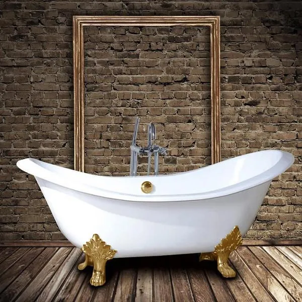Bañera de Hierro KINGSTON blanca