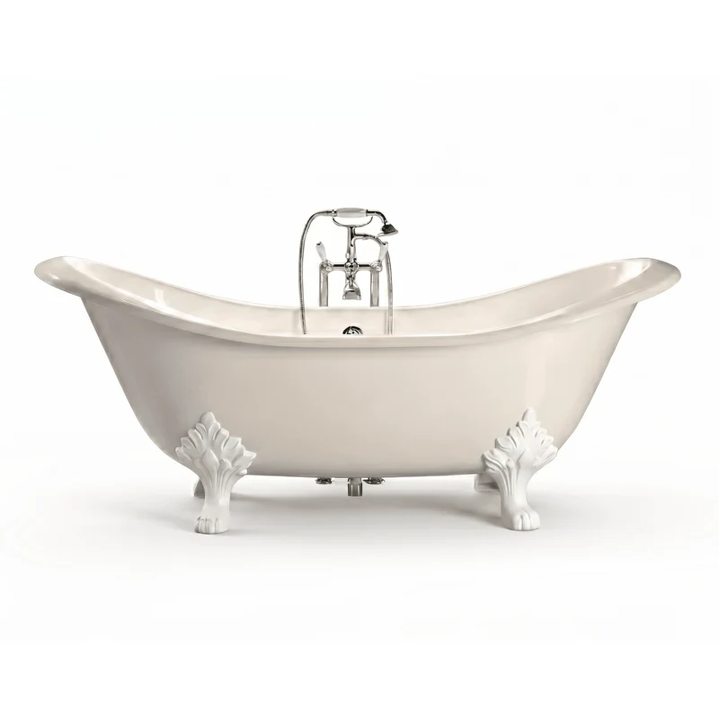 Bañera de Hierro KINGSTON blanca