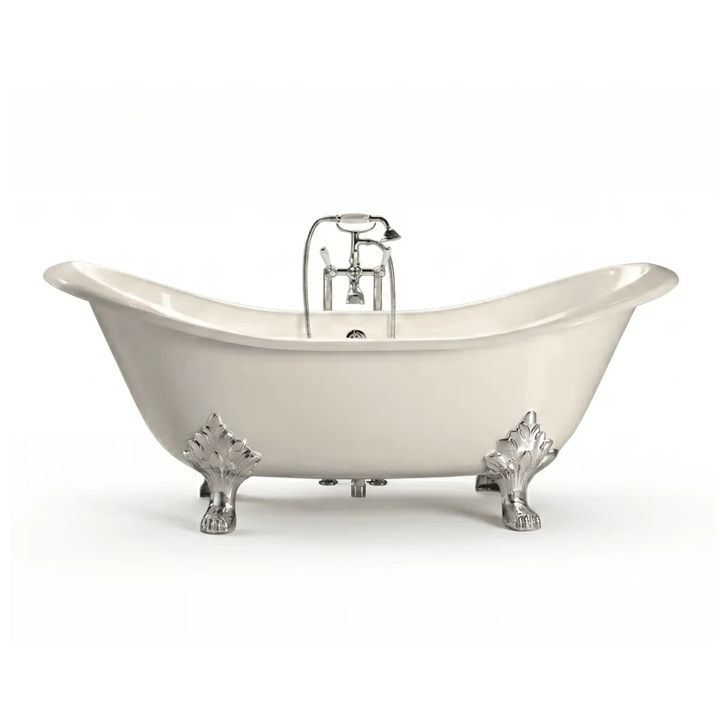 Bañera de Hierro KINGSTON blanca