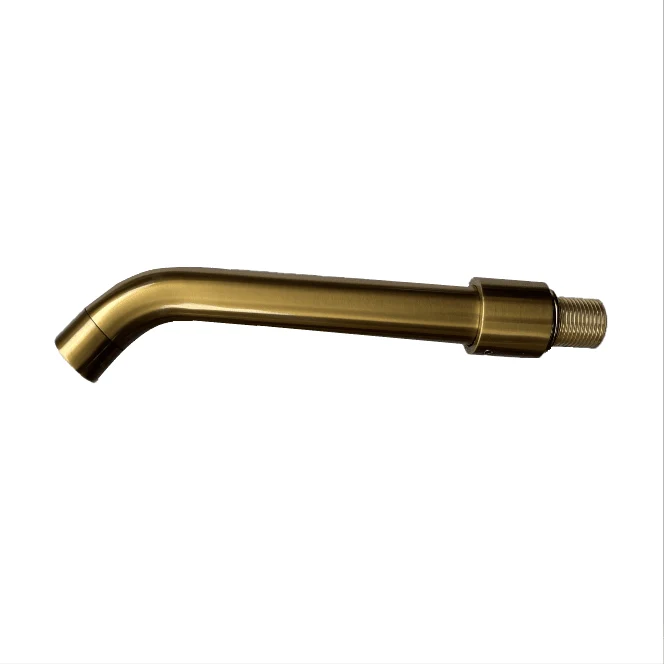 Grifo monomando lavabo empotrado BRAMPTON oro cepillado
