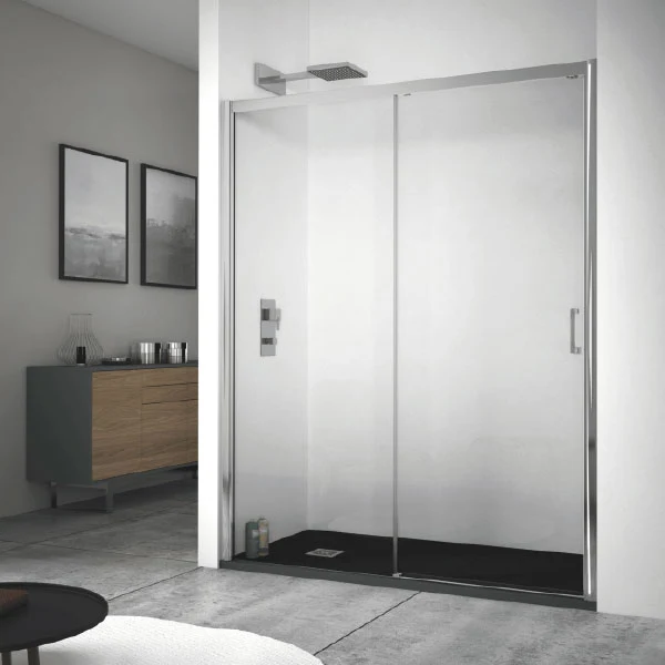 Mampara de ducha frontal + Puerta Corredera KENNEDY