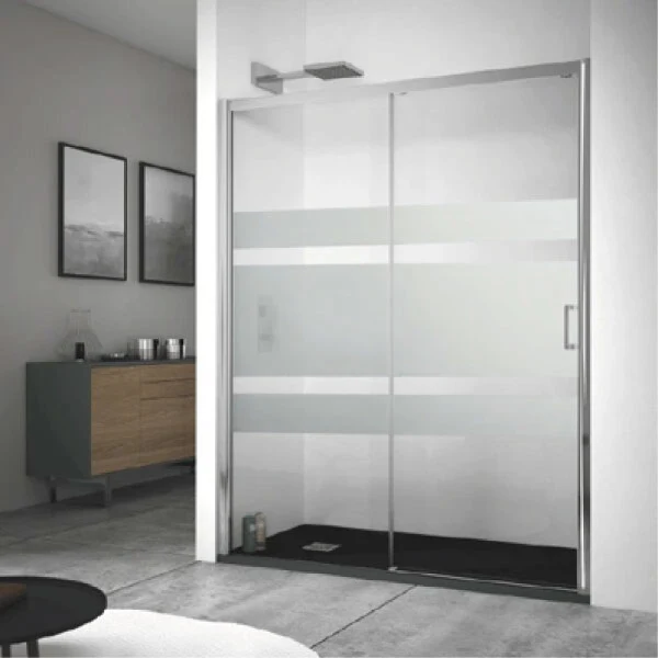Mampara de ducha frontal + Puerta Corredera KENNEDY