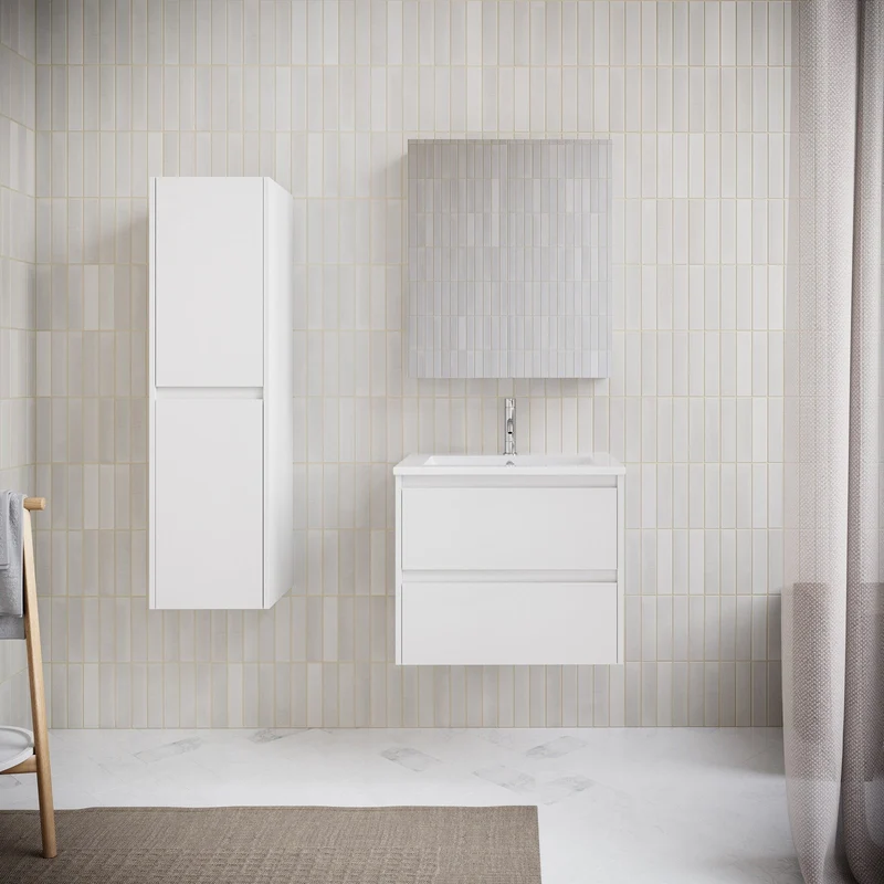 Mueble lavabo + lavabo 60 cm FORTINA blanco