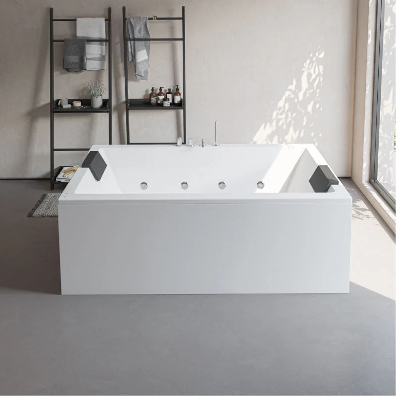 Bañera exenta rectangular CUBE SANYCCES blanca