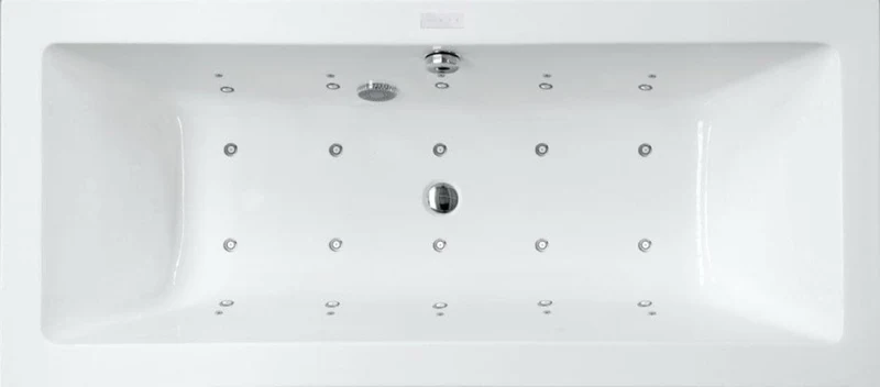 Bañera exenta rectangular CUBE SANYCCES blanca