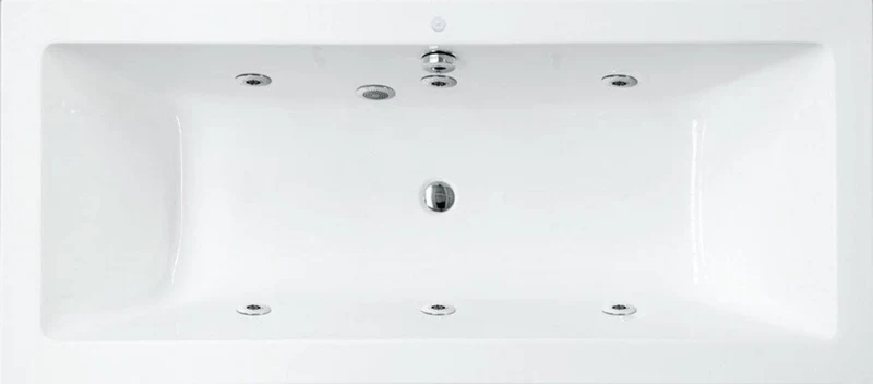 Bañera exenta rectangular CUBE SANYCCES blanca