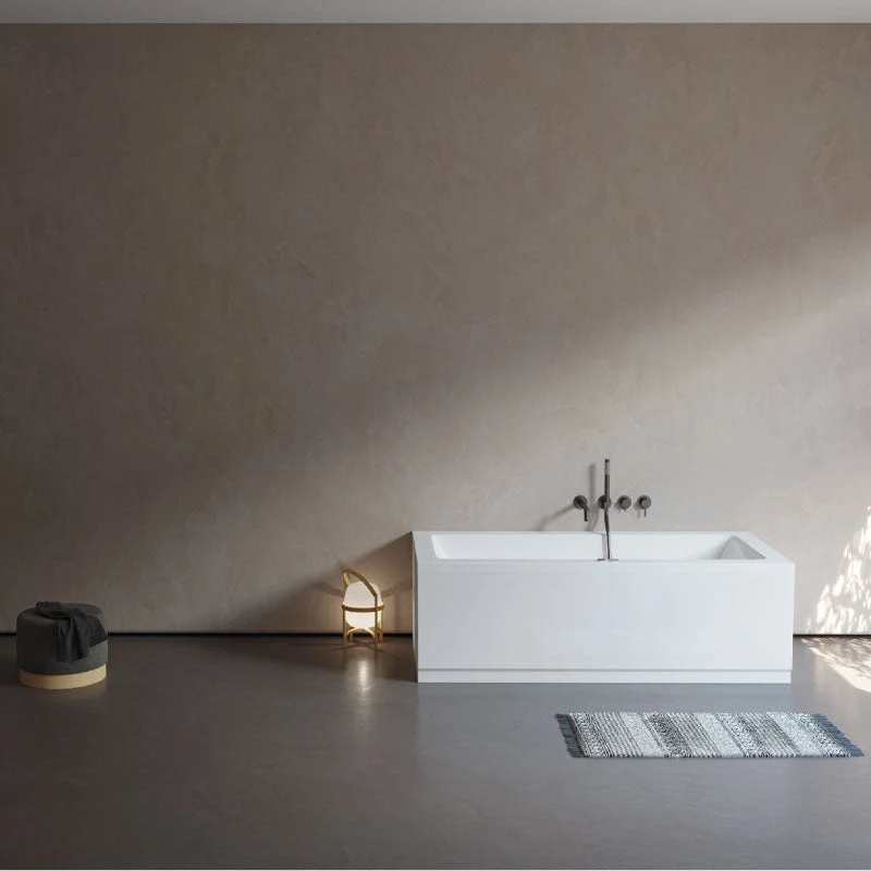 Bañera rectangular CUBE SANYCCES blanca