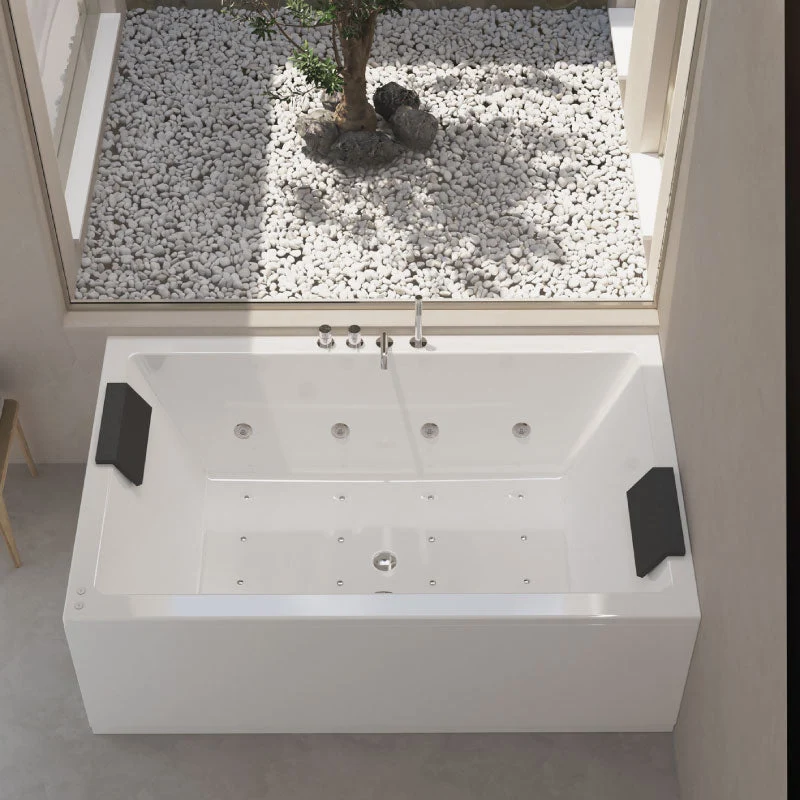 Bañera rectangular CUBE SANYCCES blanca