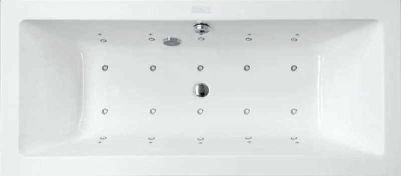 Bañera rectangular CUBE SANYCCES blanca