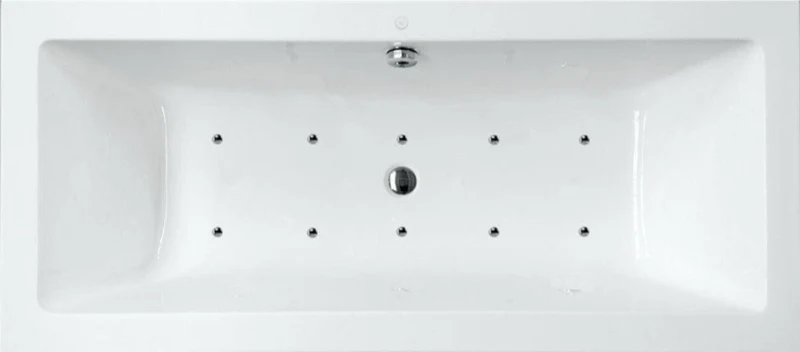 Bañera rectangular CUBE SANYCCES blanca