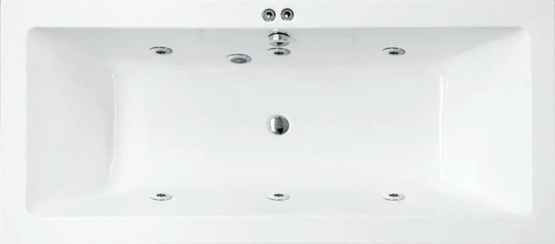 Bañera rectangular CUBE SANYCCES blanca