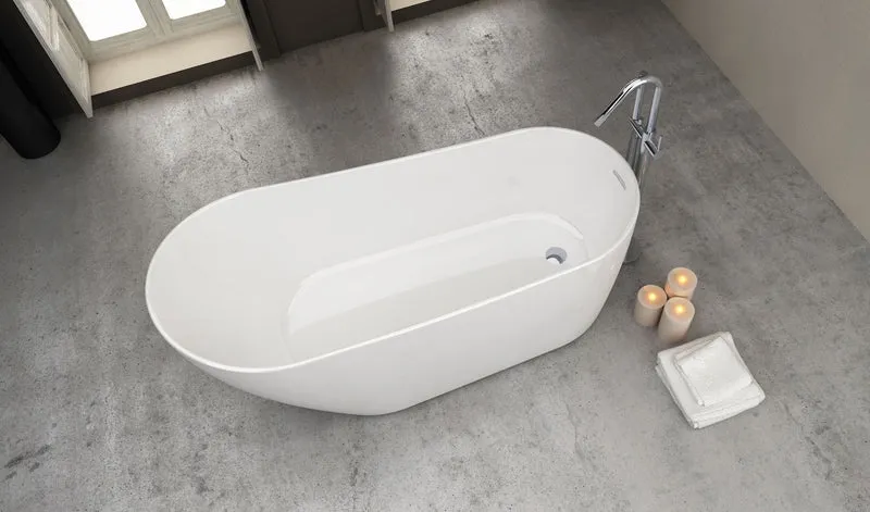 Bañera exenta acrílico DALIA BLANCA | SANYCCES