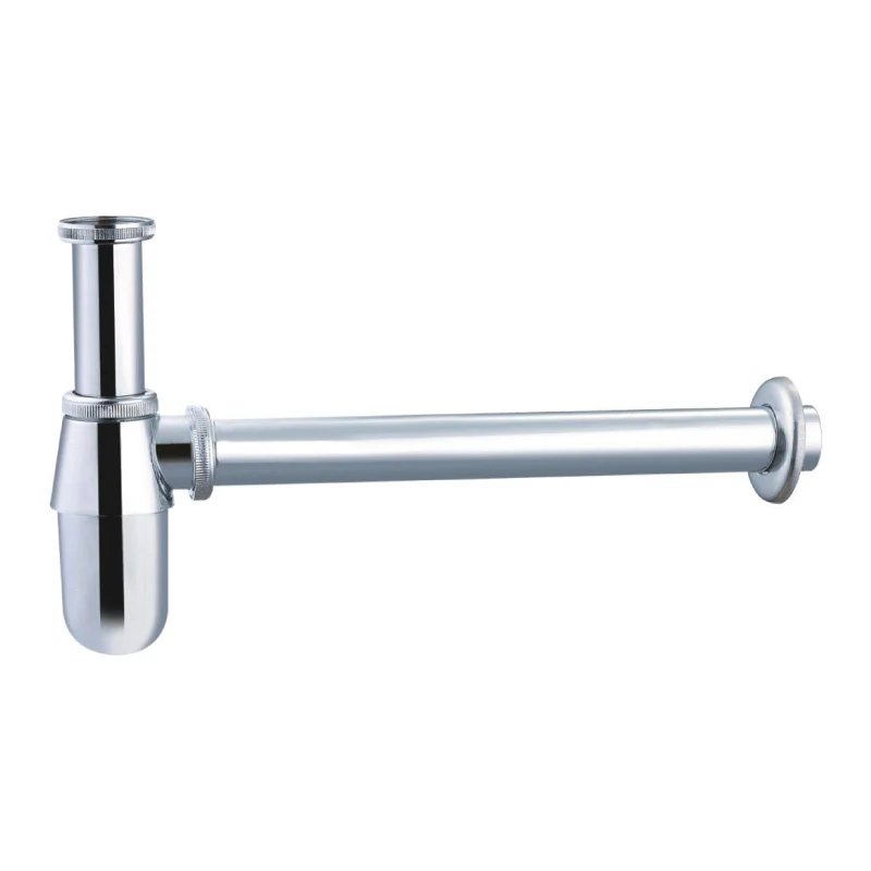 Sifón OVAL cromo