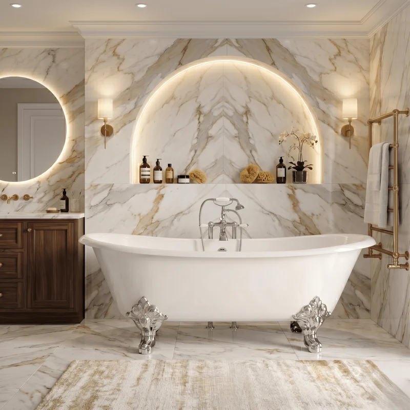 Bañera de Hierro BRADFORD blanca