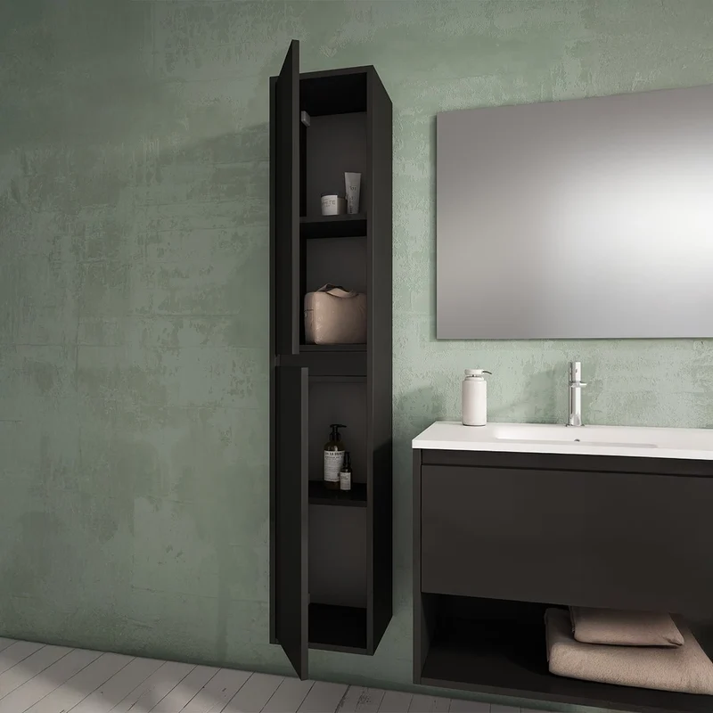 Mueble auxiliar de baño suspendido Yera