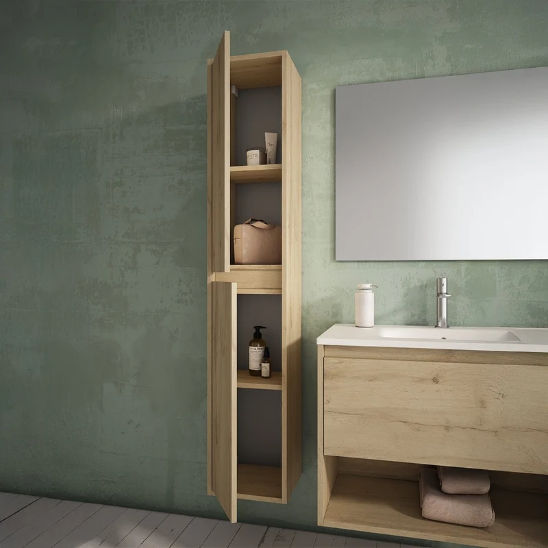 Mueble auxiliar de baño suspendido Yera