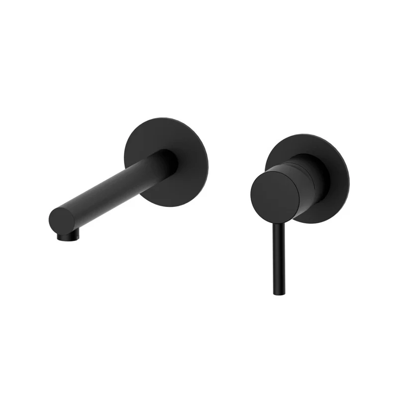 Grifo empotrado de lavabo negro Stick mix