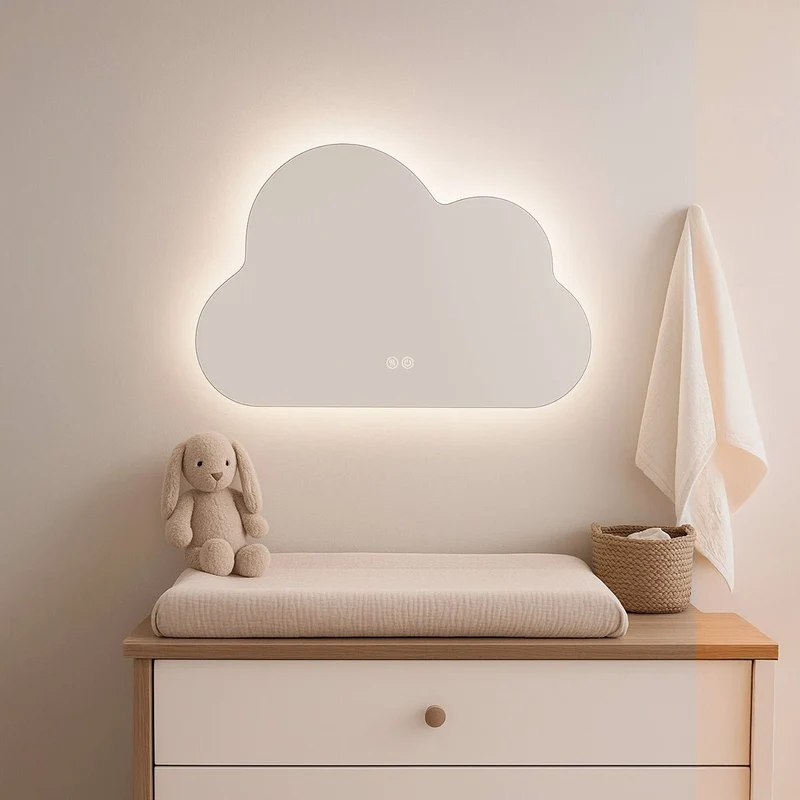 Espejo de baño en forma de nube Fauno