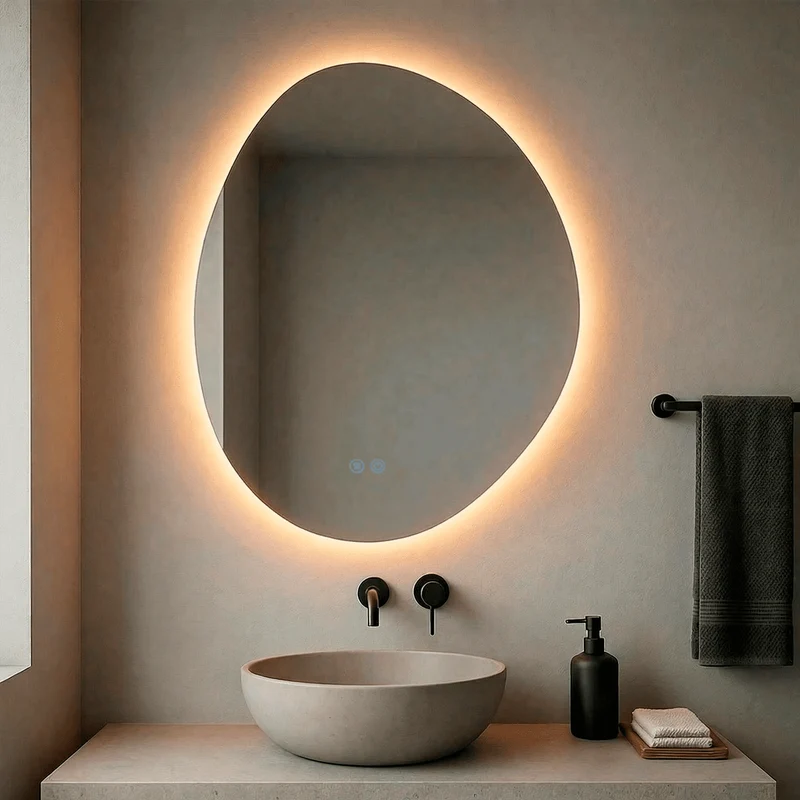 Espejo de baño con luz led Fenix