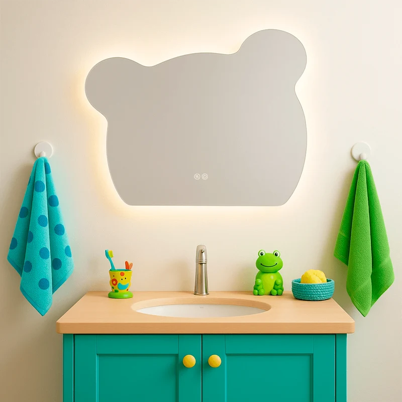 Espejo infantil con luz led Pegaso