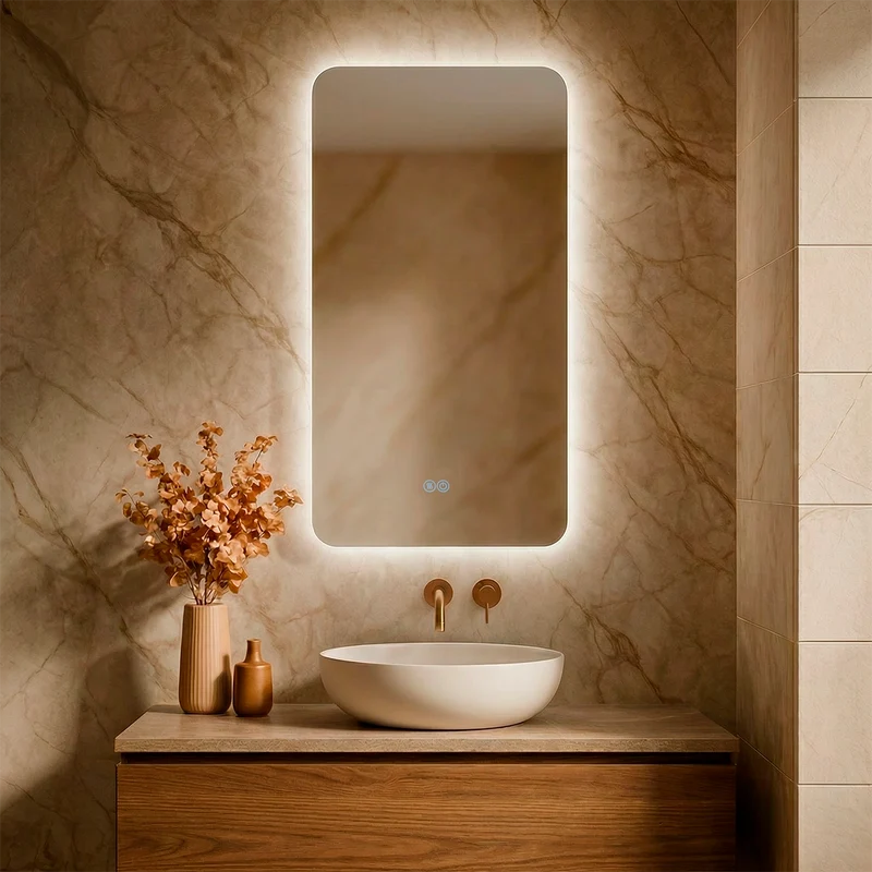 Espejo con luz led Hera