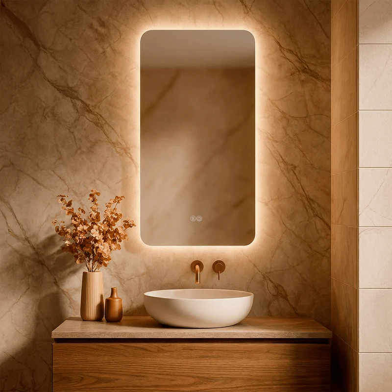 Espejo con luz led Hera