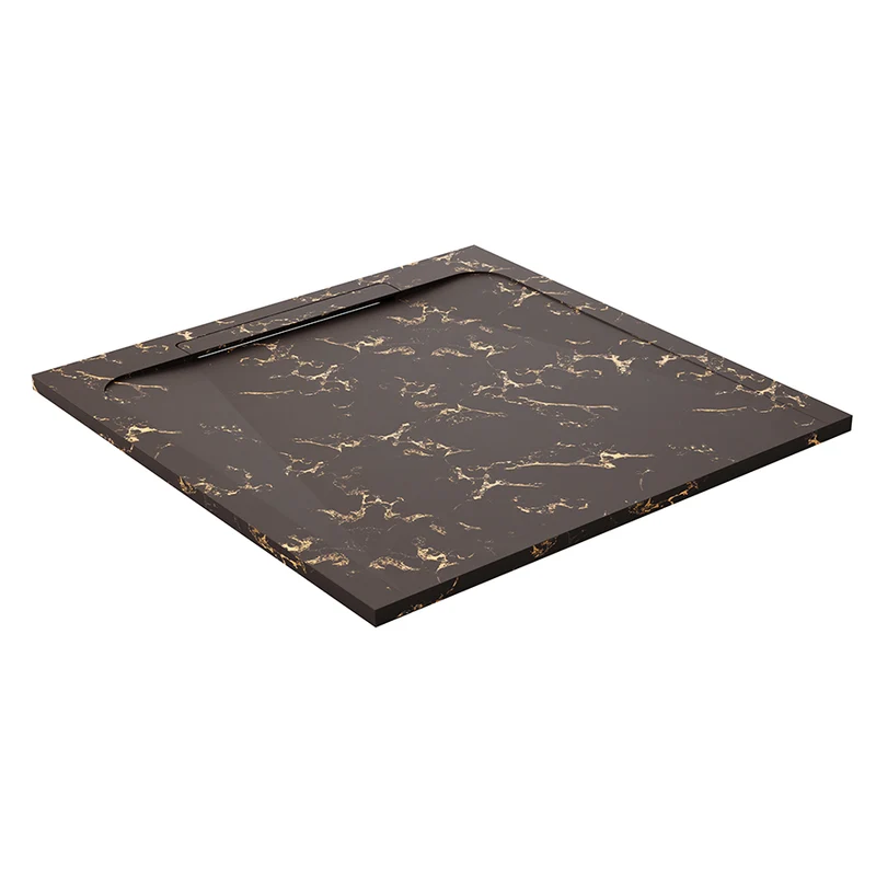 Receveur de douche en pierre naturelle extra plat à poser 90x90cm - ORIGINE