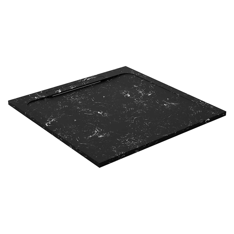 Receveur de douche en pierre naturelle extra plat à poser 80x80cm - ORIGINE
