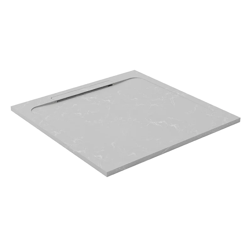 Receveur de douche en pierre naturelle extra plat à poser 80x80cm - ORIGINE