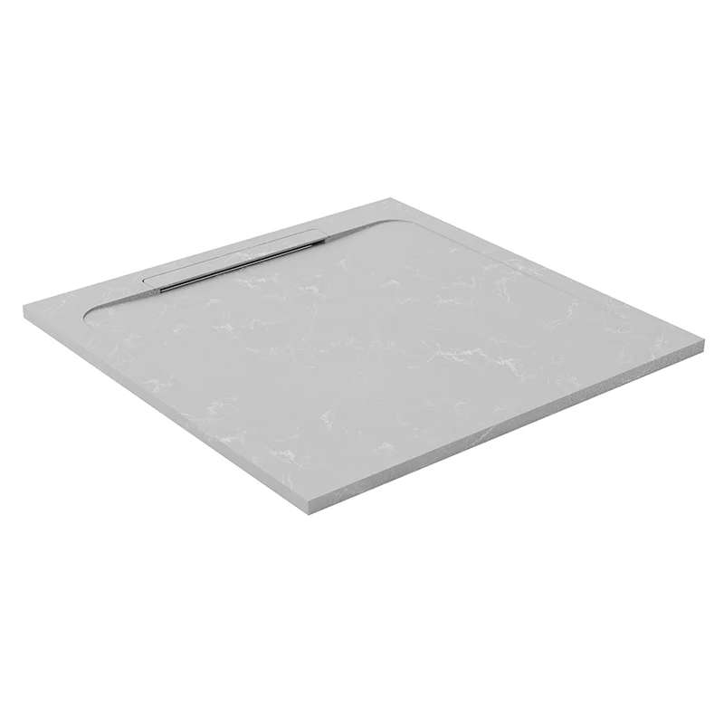 Receveur de douche en pierre naturelle extra plat à poser 80x80cm - ORIGINE