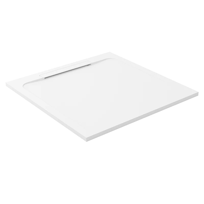Receveur de douche en pierre naturelle extra plat à poser 80x80cm - ORIGINE