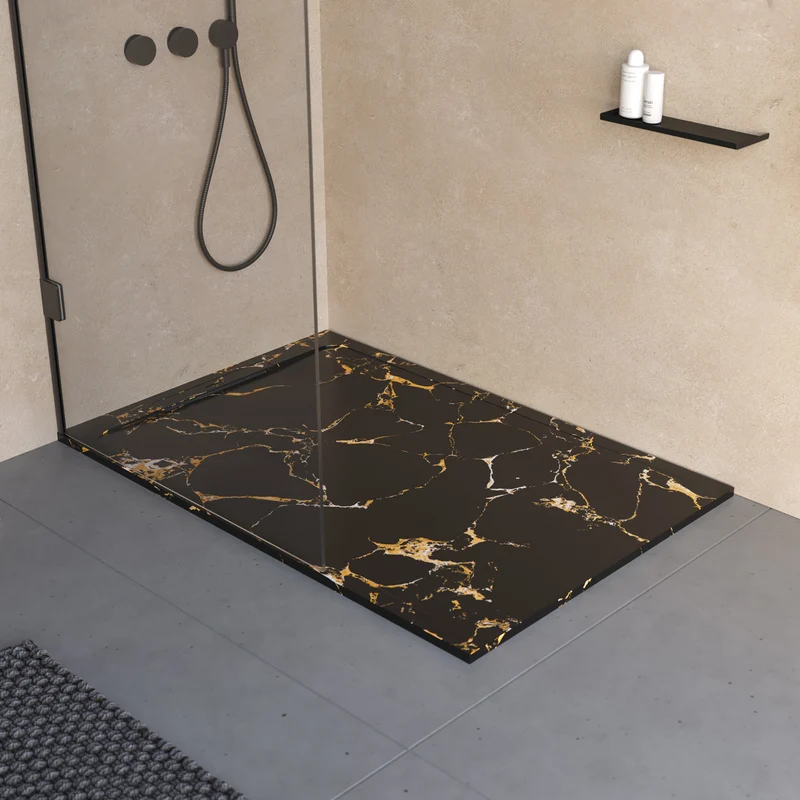 Receveur de douche en pierre naturelle extra plat à poser 70x90cm - ORIGINE