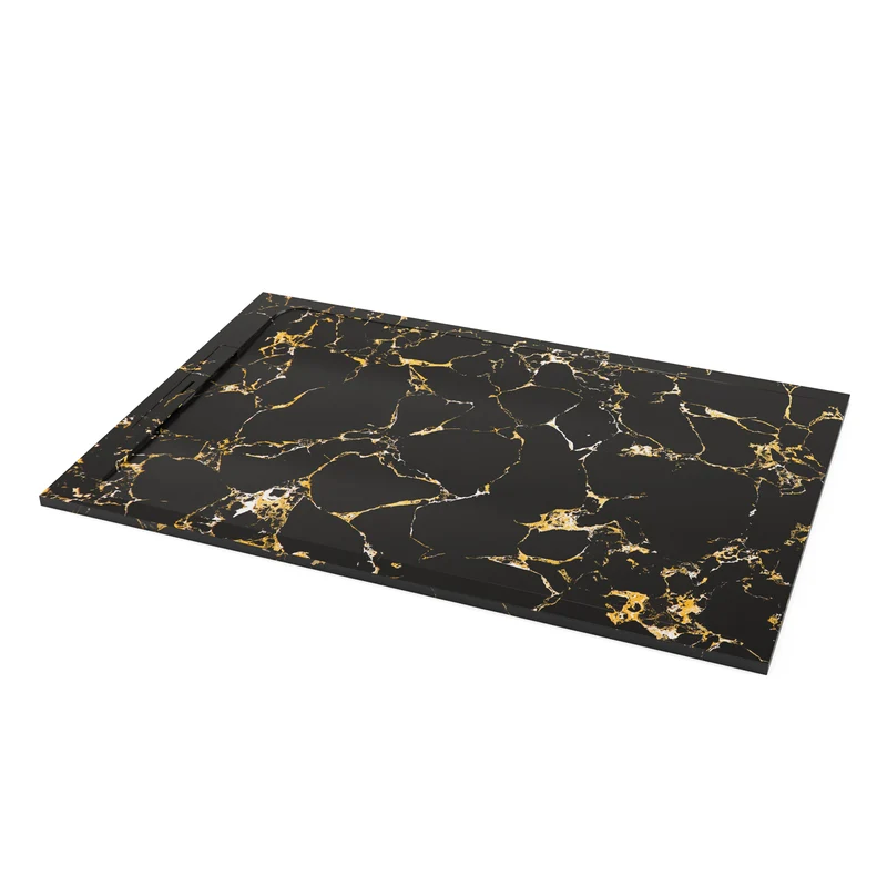 Receveur de douche en pierre naturelle extra plat à poser 80x90cm - ORIGINE