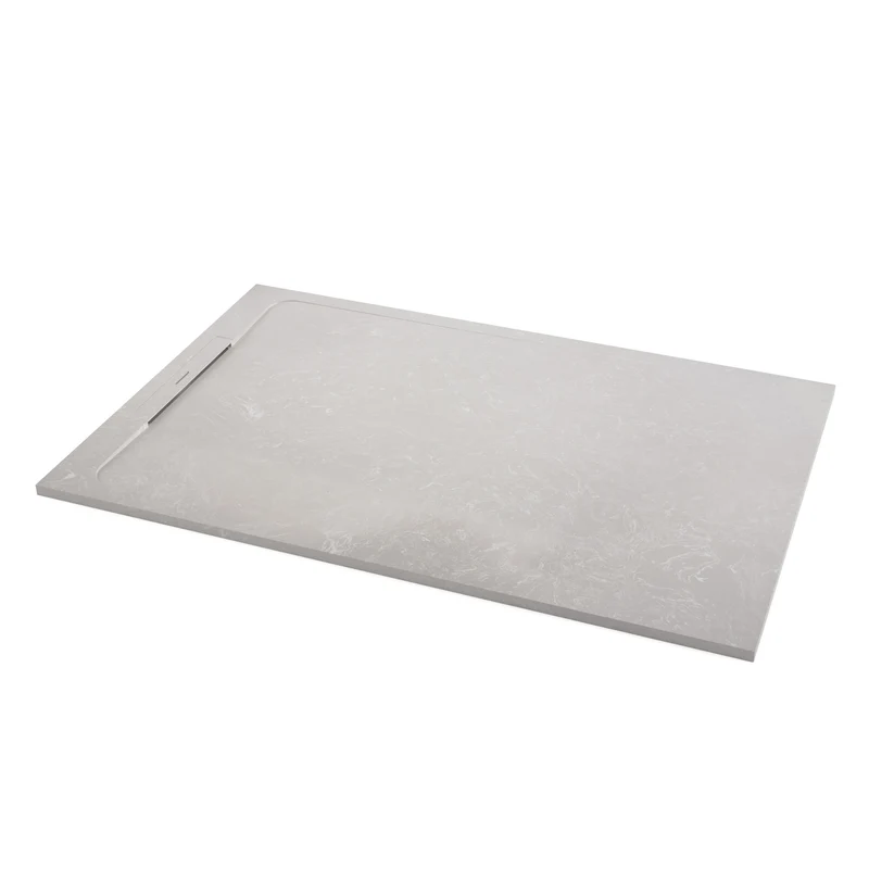 Receveur de douche en pierre naturelle extra plat à poser 80x90cm - ORIGINE