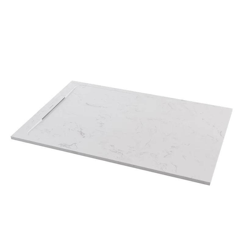 Receveur de douche en pierre naturelle extra plat à poser 80x90cm - ORIGINE