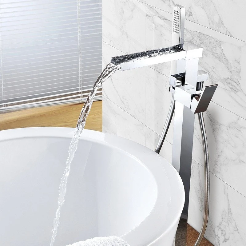 Grifo CASCADA monomando sobre SUELO baño/ducha TANO para bañera exenta