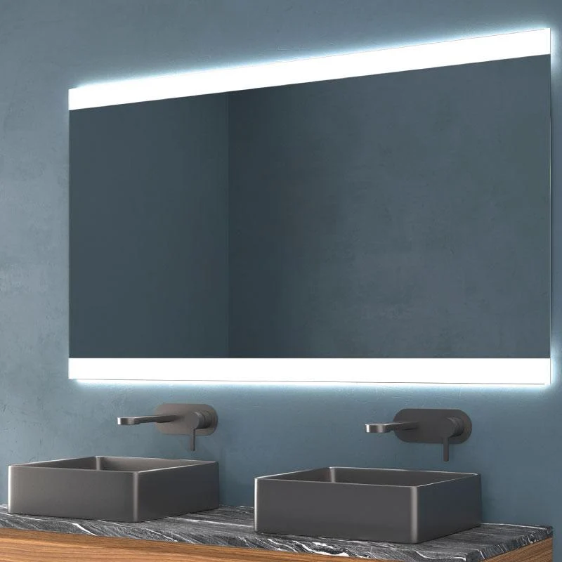 Espejo de baño FEROE. Luz fría LED integrada en el espejo
