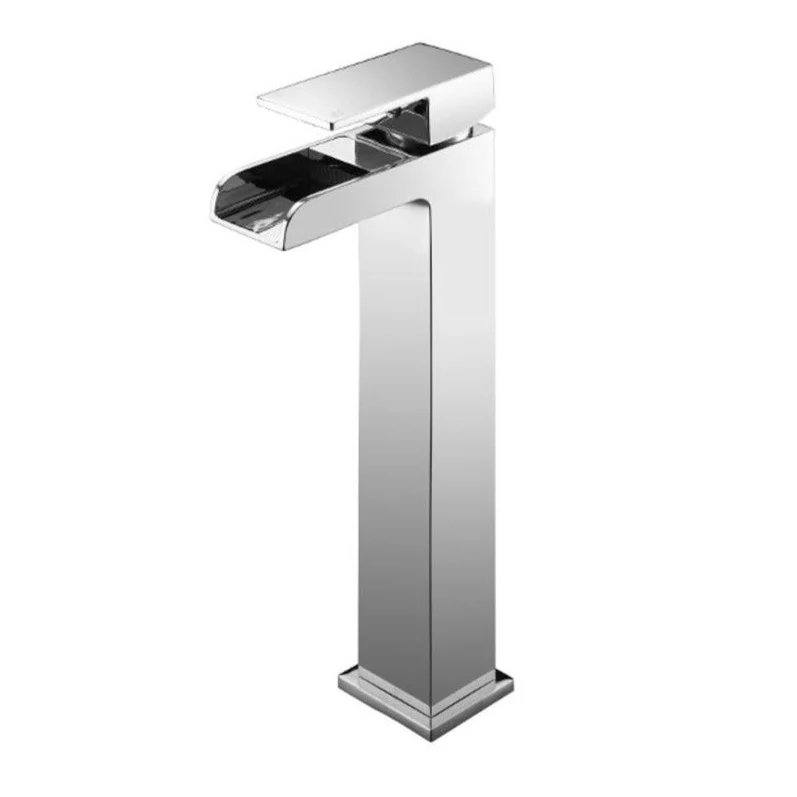 Grifo monomando ALTO para lavabo, cascada TANO